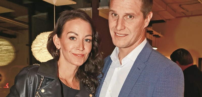 Agáta Hanychová s manželem Miroslavem Dopitou. 