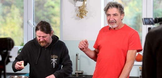 Jiří Babica s Leošem Nohou. 