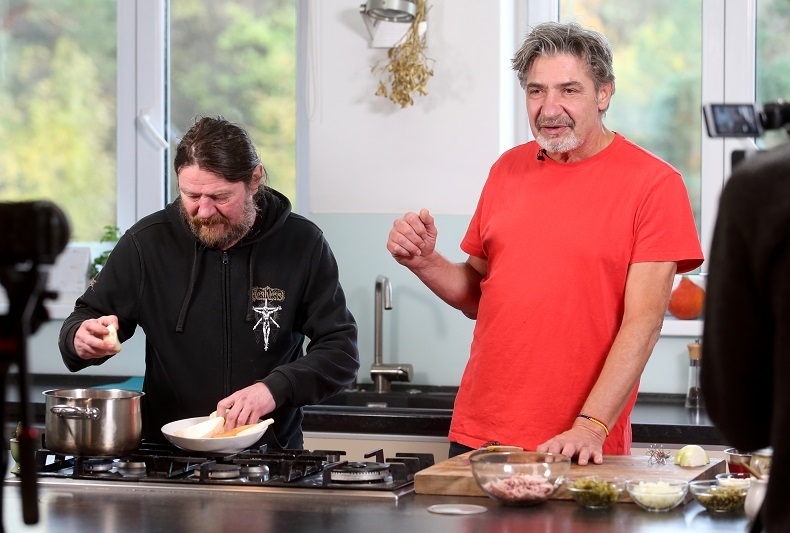 Jiří Babica s Leošem Nohou. 