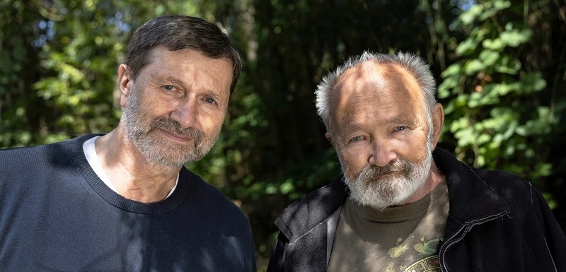 Jan Hrušínský s bratrem Rudolfem. 