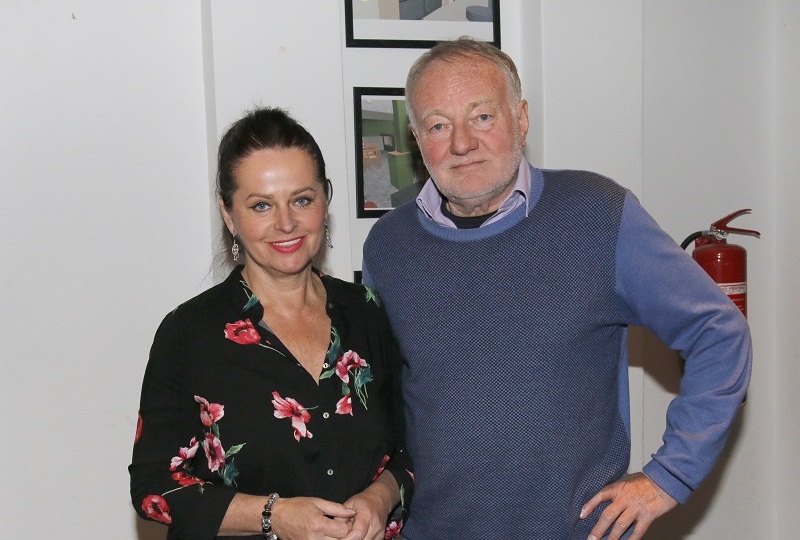 Luděk Sobota s manželkou Adrienou. 