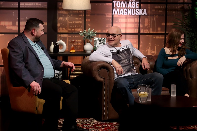 Zpěvák byl hostem barrandovské talkshow.