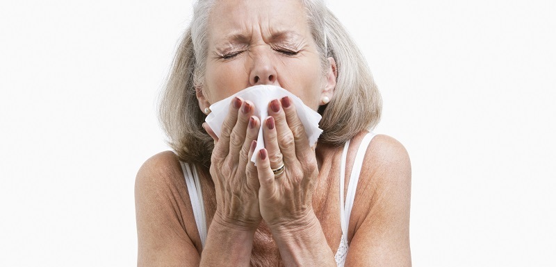 Suchý kašel je často typický zejména v počátečních fázích respiračních onemocnění. 