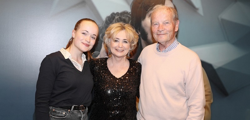 Jana Nagyová s manželem a dcerou. 