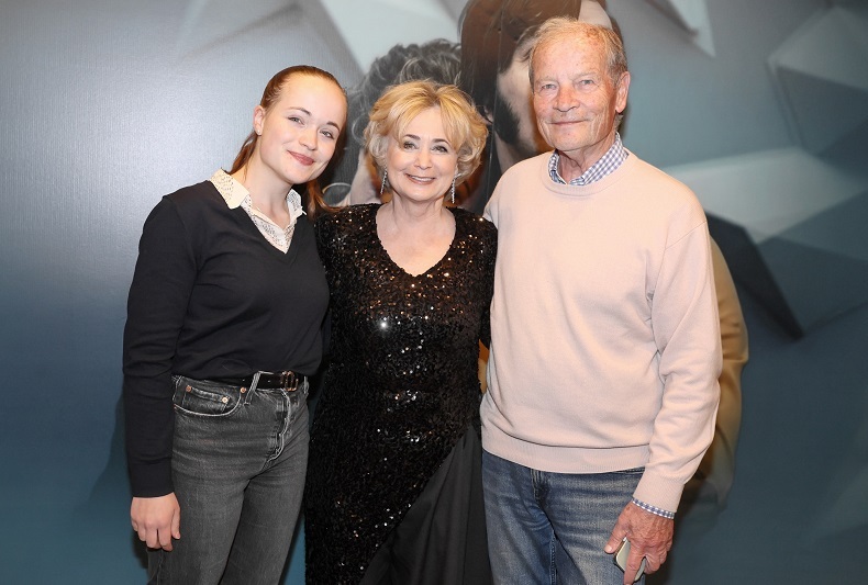 Jana Nagyová s manželem a dcerou. 