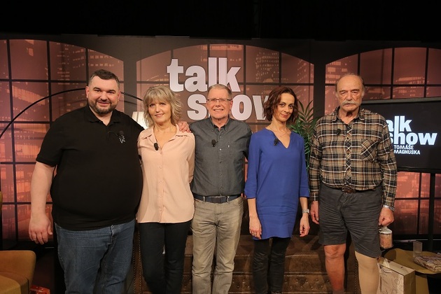 Talkshow byla plná zajímavých osobností. 