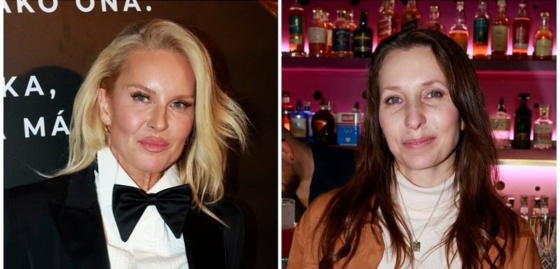 Simona Krainová a Tereza Bebarová.