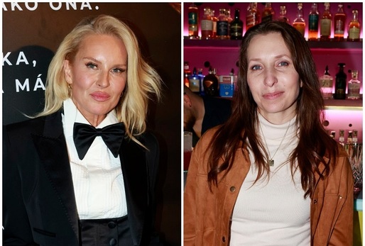 Simona Krainová a Tereza Bebarová.
