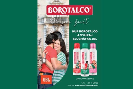 Kupte Borotalco a vyhrajte sluchátka JBL!