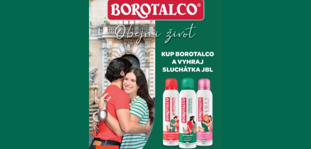Kupte Borotalco a vyhrajte sluchátka JBL!