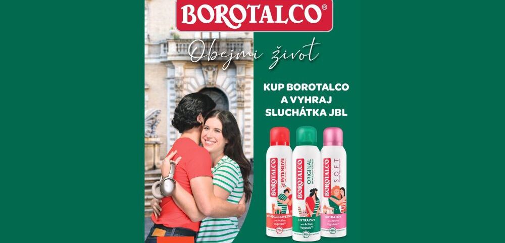 Kupte Borotalco a vyhrajte sluchátka JBL!