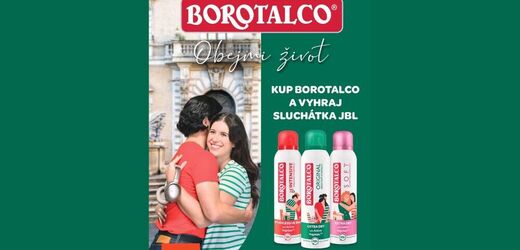 Kupte Borotalco a vyhrajte sluchátka JBL!