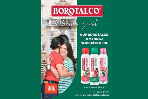 Kupte Borotalco a vyhrajte sluchátka JBL!