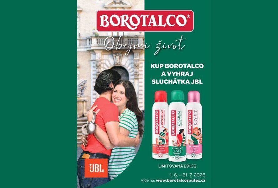 Kupte Borotalco a vyhrajte sluchátka JBL!