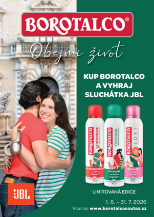 Kupte Borotalco a vyhrajte sluchátka JBL!