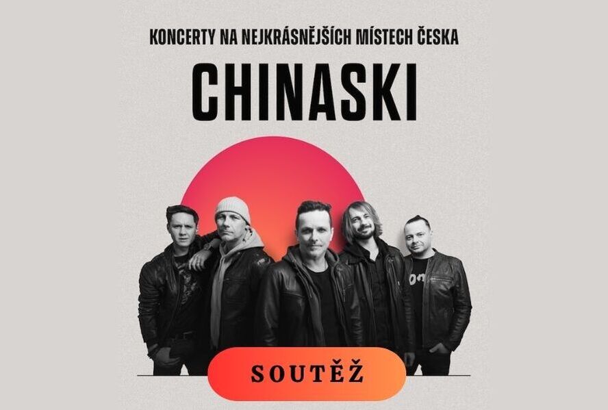 Soutěž o vstupenky na koncert CHINASKI Open Air Léto 2026