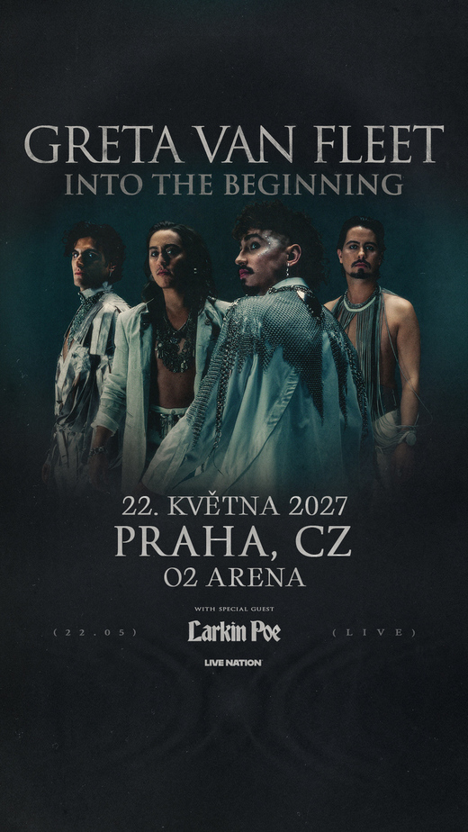 Greta Van Fleet poprvé vystoupí v Česku